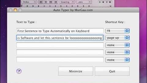 Mac Auto Typer
