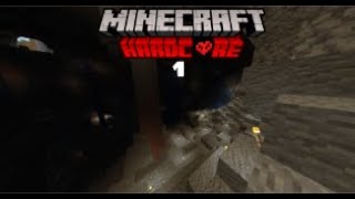 Hardcore minecraft episode 1/ Its scary and dark...