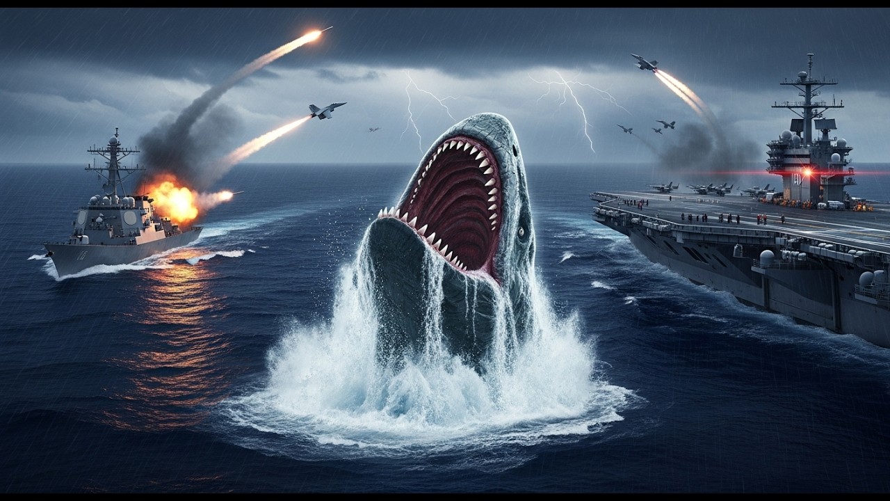 Megalodon vs Navy: The Classified Night Incident - YouTube