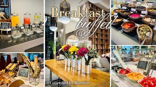 breakfast buffet at Courtyard by Marriott! โ๏ธ