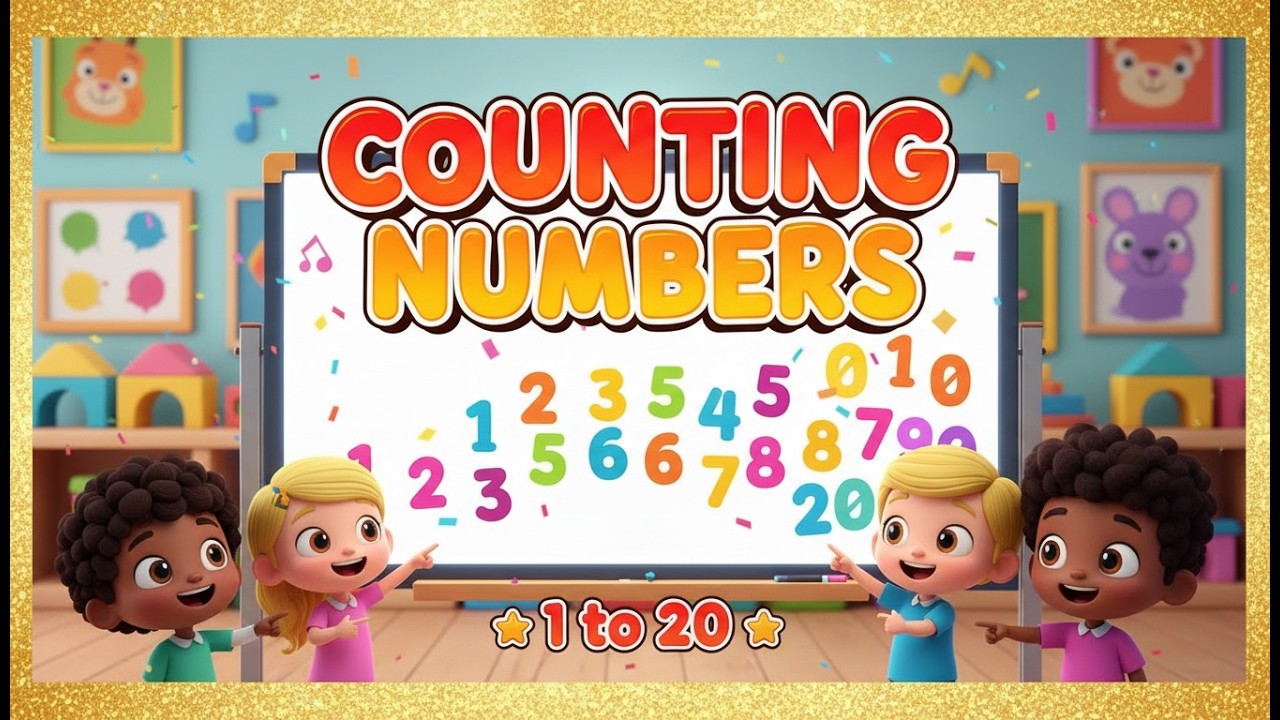 Magical Numbers Parade | Animated Counting Song for Kids - YouTube