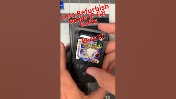 Gameboy Pokemon Cartridge Refurbish Battery Replace Part 2 #gameboy #retrogaming  #gameboymods