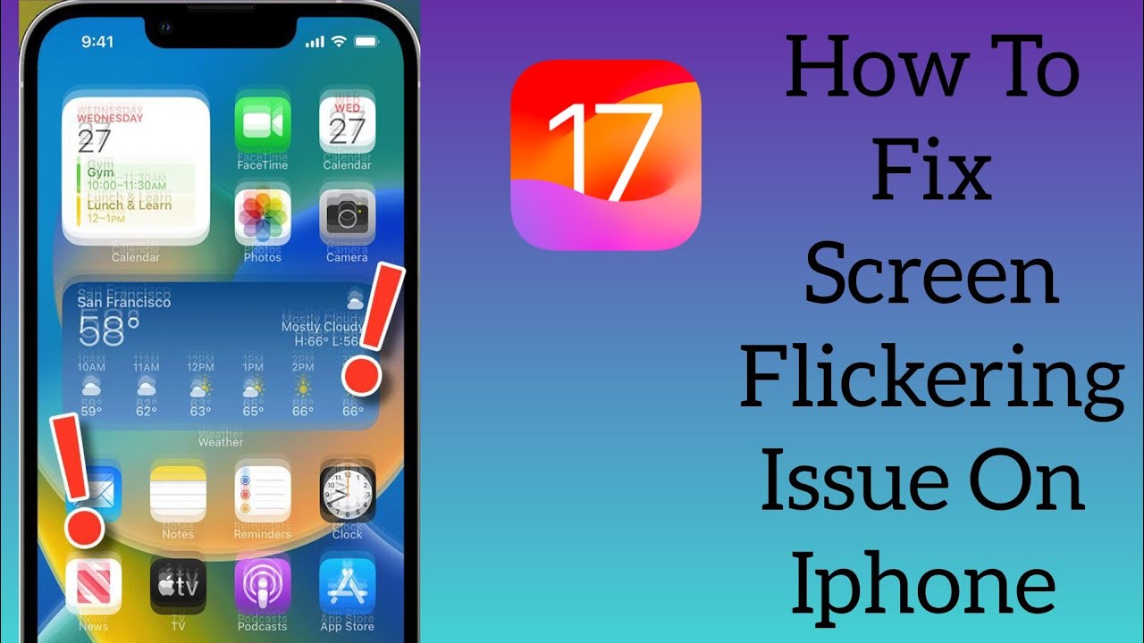 How To Fix Screen Flickering Issue On Iphone 2024 - YouTube
