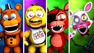 Fnaf World Animatronics  Fnaf Ar Workshop Animations