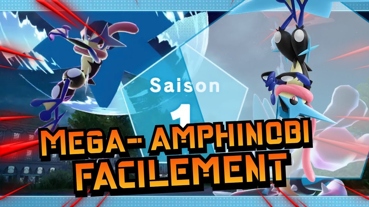 Pokémon Amphinobi Shiny 6IV EV Naif Niveau 100 – Légendaire Pour Pokémon Z-A