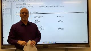 Alg 2 Topic 5 Exam Review Notes