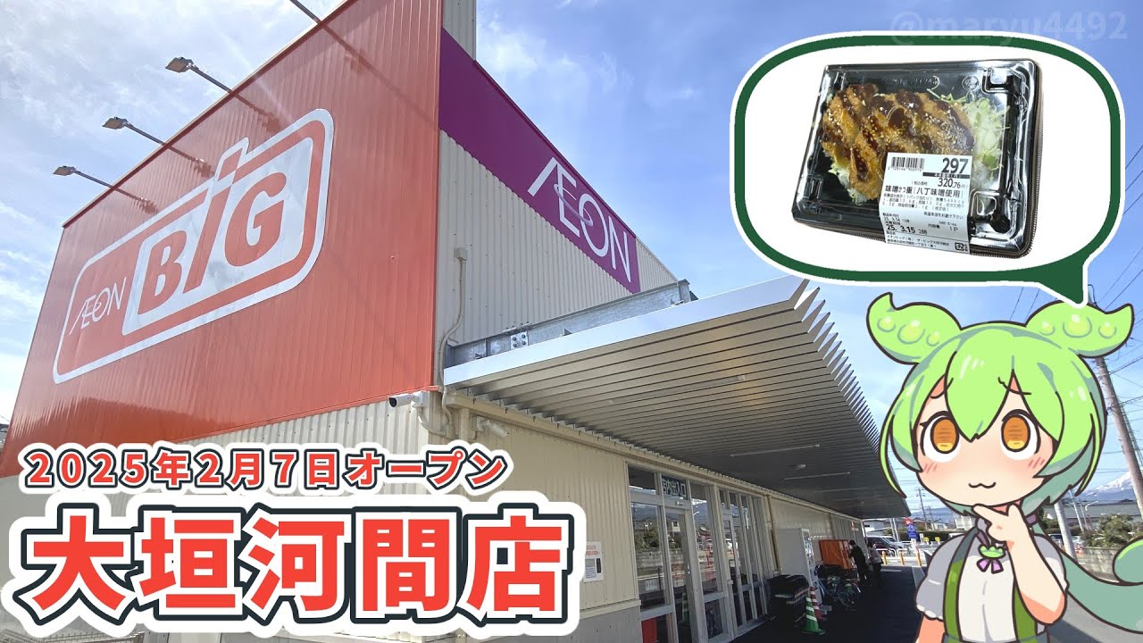 2025年2月オープン！ザ・ビッグ大垣河間店の「味噌かつ重（297円