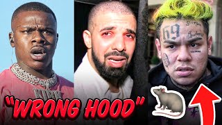RAPPERS THAT GOT CHECKED BY GOONS (NBA YoungBoy, 6ix9ine, DaBaby, Lil Tjay)