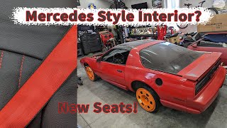 Mercedes Styling for our new GTA Seats! - 92 Firebird Project Part 24