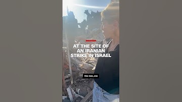 CNN shows aftermath of Iranian strike in Israel