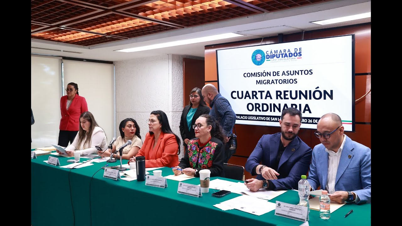 EN VIVO / Reunión Ordinaria de la Comisión de Asuntos Migratorios - YouTube