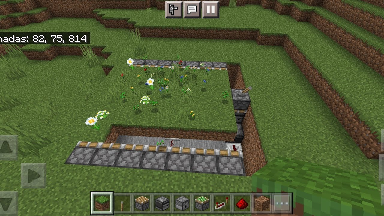 Granja de flores Minecraft Bedrock 1.20.10 - YouTube