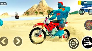 Motorbike Superhero Moto Stunt Racing Game #3 | Bike Games 2020 screenshot 3