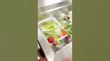 máy rửa rau củ sục khí sục ozone, Lavadora de verduras con aireación de ozono,