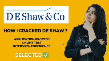 DE Shaw & Co Interview Experience | Off Campus | Offer | Application Tips
