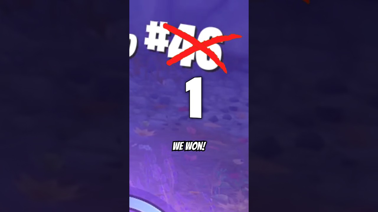 Fastest Fortnite win (loss) ever! #epicpartner