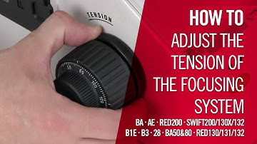 How to adjust the tension of the focusing system (ring). E.g. AE Series | by Motic Europe