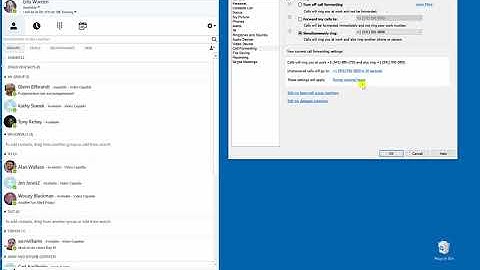 SfB Call Forwarding Simultaneous Ringing