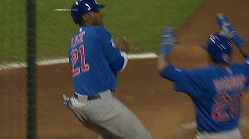 CHC@SF: Cubs take lead on two-base, two-run error