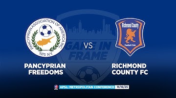 Highlights : Pancyprian Freedoms vs Richmond County FC | APSL: Metropolitan Conference | 11.16.25