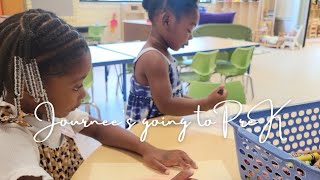 Journee's First Day of PreK | Visual Diary Entry 001| According to Ashley