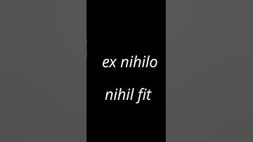 Ex Nihilo Nihil Fit (Alan Watts) Nothing Series E4