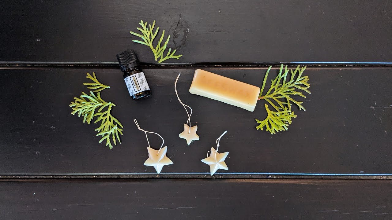 Make Your Own Beeswax \U0026 Essential Oil Ornaments
