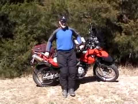 NB's F6550GS - How to pick up a motorcycle