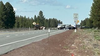 Crash Closes Portion of U.S. 97 North of La Pine