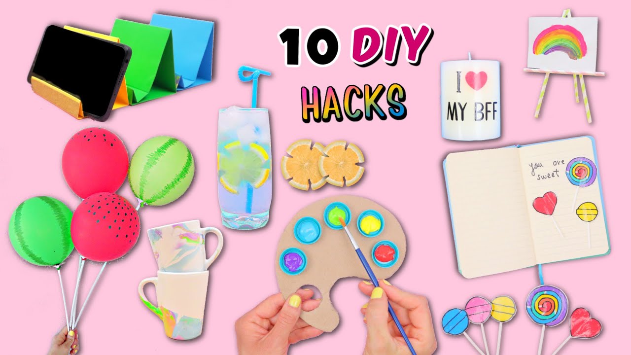 10 DIY - FANTASTIC HACKS AND CRAFTS YOU CAN DO AT HOME - Cool Things To ...