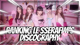 RANKING LE SSERAFIM'S DISCOGRAPHY [up to Easy]