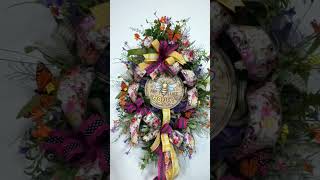 A little everyday beauty goes a long way! 🐝🌸 This floral wreath created ||  John Mark Sharpe  ||