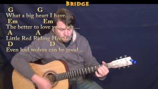 Video thumbnail of "Li'l Red Riding Hood (Sam the Sham) Guitar Lesson Chord Chart with Chords/Lyrics"