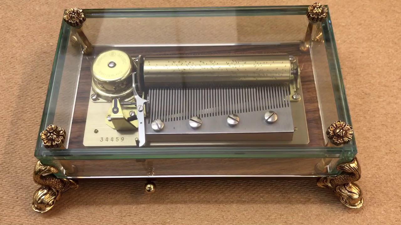 3 Tune Reuge Cylinder Musical Box Playing Tchaïkovski. YouTube