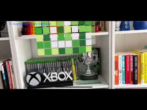 GitHub Contributions Visualisation in Augmented Reality