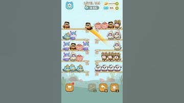 Cat Sort Puzzle: Cute Pet Game (level 185) #catsort #sonatgame #catsortpuzzle