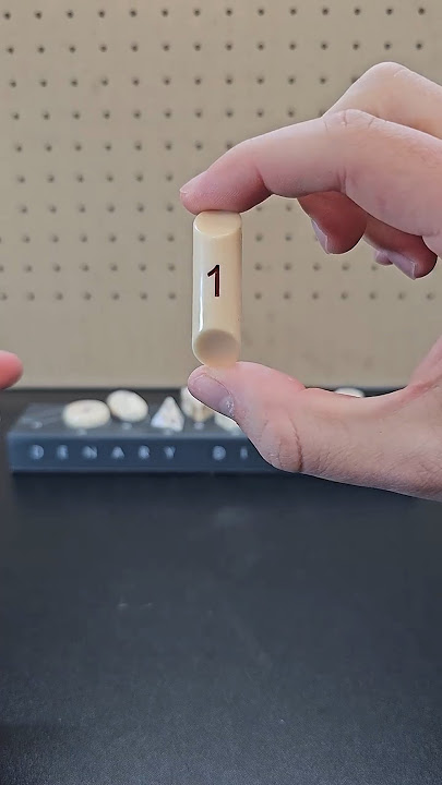Check out this incredible Denary Dice Set! #vsauce #curiositybox #shorts
