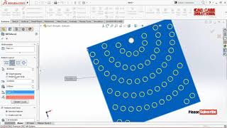 #SOLIDWORKS #FILL PATTERN