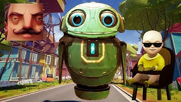 Baby In Yellow Black Cat Robot Act 1 Hello Neighbor - Gameplay Walkthrough