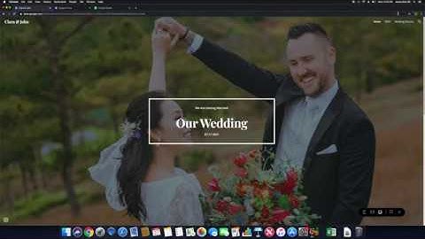 Google Sites Part 1 (Wedding Website)