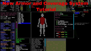 How to View the New Armor and Coverage System - Cataclysm Dark Days Ahead Tutorial
