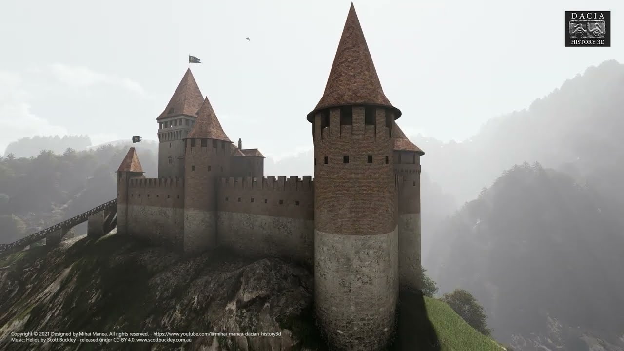 Poenari Fortress (1448-1476) (Cetatea Poenari) - Romania #dacii #istorie #getii #valahia #vladtepes