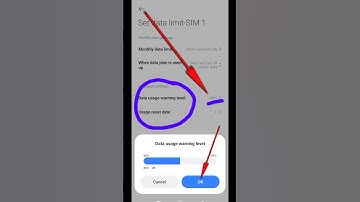 Data Use warning level kaise kare  | Data Usage warning level | lock screen data limit #shorts