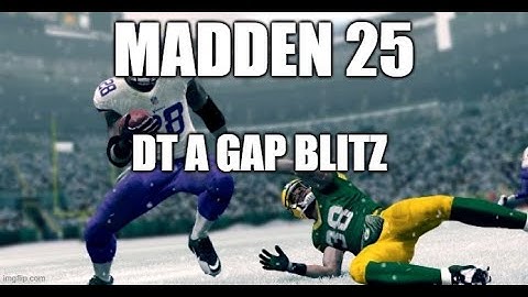 Madden 25 Glitches Cheats and Tips - DT A Gap Blitz – Dime Defense - Blocking RB