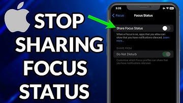 How To Stop Sharing Focus Status On iPhone
