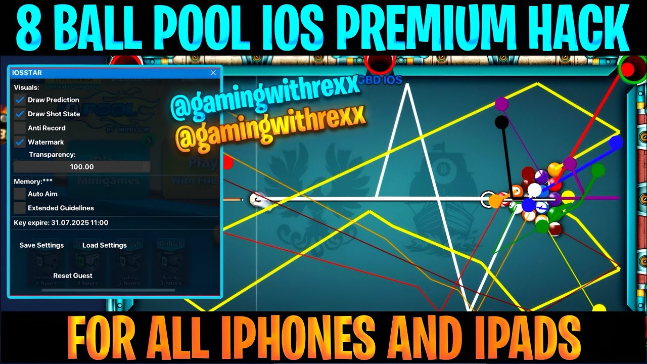 8 Ball Pool Hack iOS 2026 ! 8 Ball Pool Hack ! Non Jailbreak ! [ Autoplay + LongLines ] 