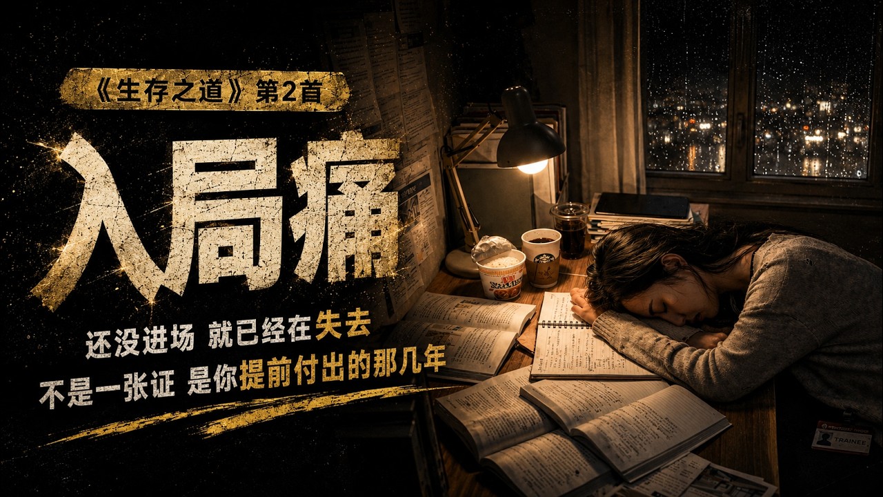 2 入局痛 The Pain of Entry【生存之道】