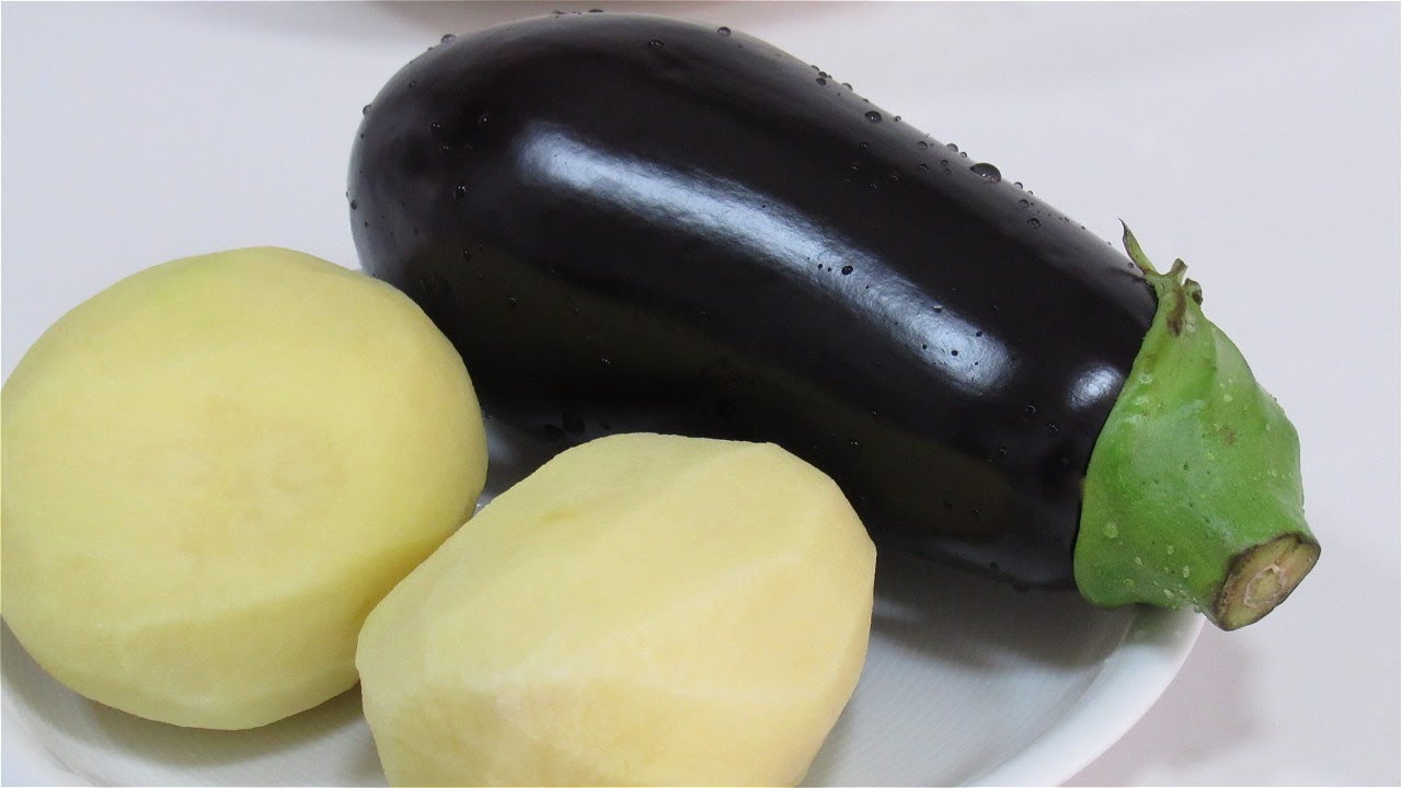 عندك الباذنجان والبطاطس تعالي نعمل وجبة صيفية بامتياز سهلة واقتصادية✔️صحي ولذيد بدون اللحوم