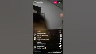 Anrez Adelio live on Instagram