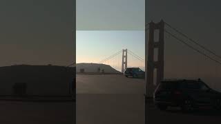 Ending the drive at Golden Gate View Point free public overlook